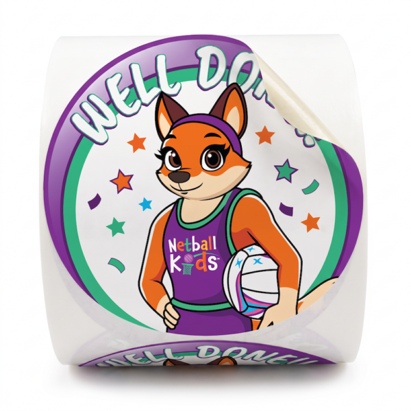 1000x Well Done Stickers (60mm)